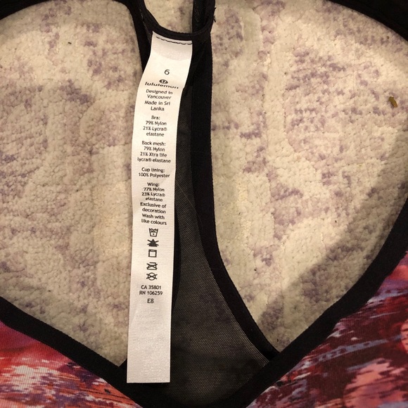 Lululemon Speed Up Bra Sports Size 6 C/D Bust 32 - Picture 3 of 4